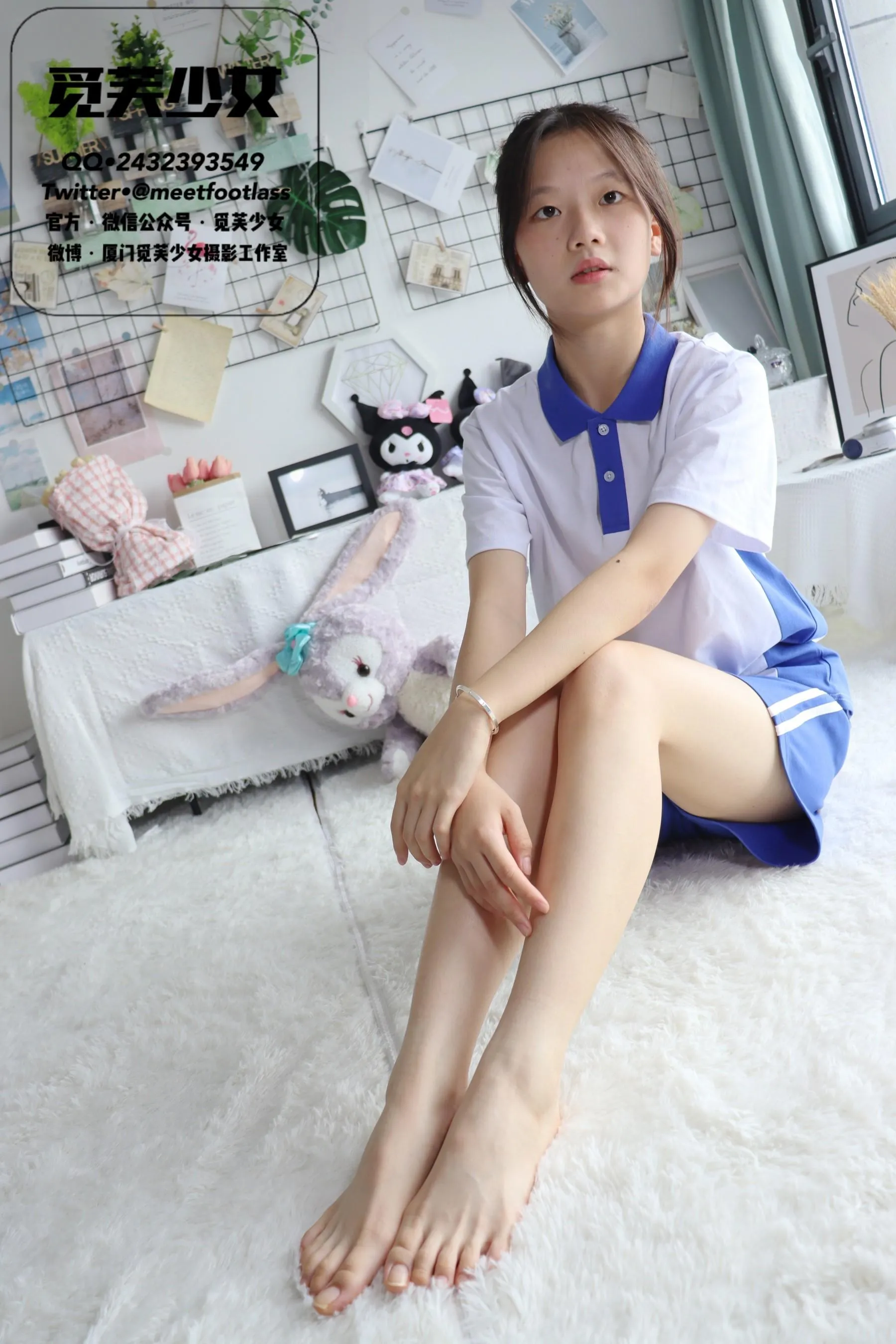 [觅芙少女]NO.002 怀念17岁的校服与蝉鸣交织的夏天 [106P]插图8